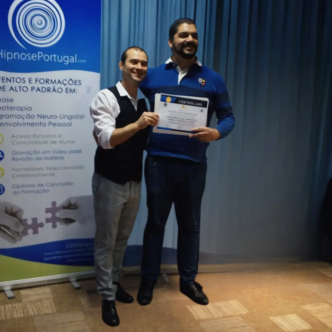 Hipnoterapeuta Jonas Paul com Dr Rodrigo Rizzo