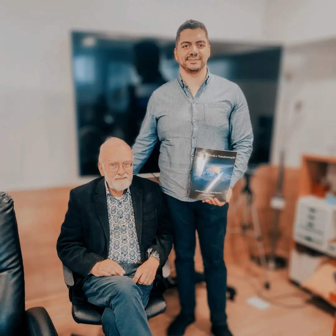 Hipnoterapeuta Jonas Paul com Hans Tendam Especialista em Terapia Regressiva no Porto