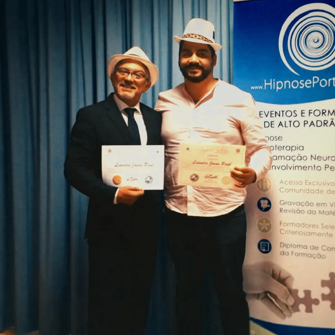 Hipnoterapeuta Jonas Paul com Rogerio Castilho Psicologo
